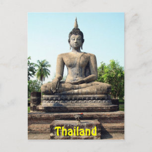 Cartão Postal Cartão-postal Buddha Sukhothai Tailândia