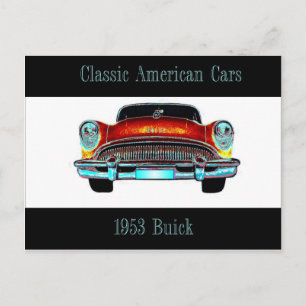 Cartão Postal Cartão-postal Buick 1953