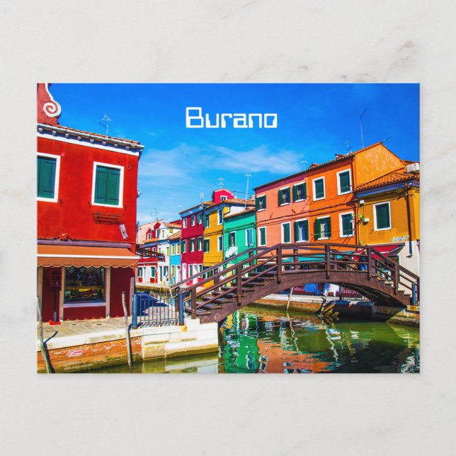 Cartão Postal Cartão-postal Burano (Frente)