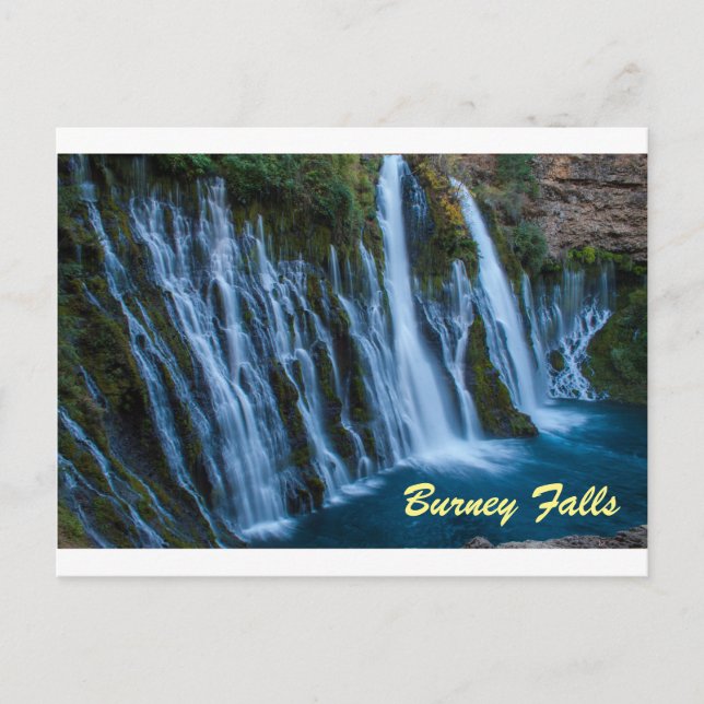 Cartão Postal Cartão-postal Burney Falls (Frente)