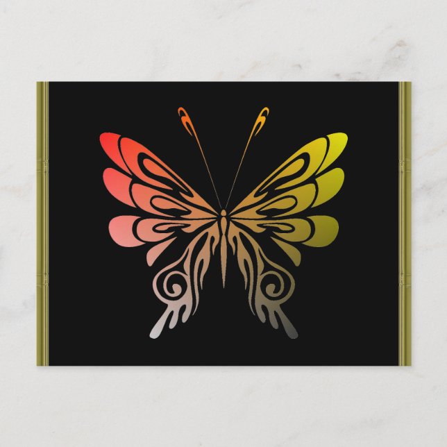 Cartão Postal Cartão-postal Butterfly (Frente)