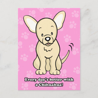 Cartão Postal Cartão-postal Cachorro Chinhuahua