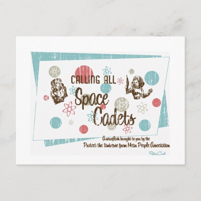 Cartão Postal Cartão-postal 'Cadetes Espaciais' Retroativo (Frente)