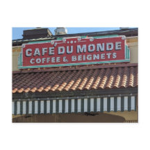 Cartão-postal Café Du Monde Beignet