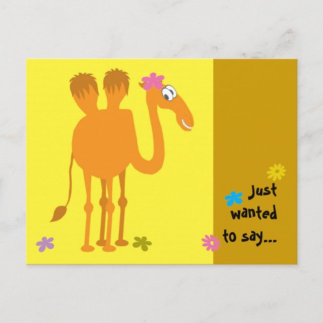 Cartão Postal Cartão-postal Camel (Frente)