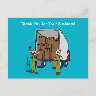 Cartão Postal Cartão-postal Caminhão em Movimento