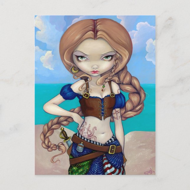 Cartão Postal Cartão-postal "Capitão Molly Morgan" (Frente)