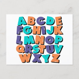 Cartão Postal Cartão-postal - Cartas felizes