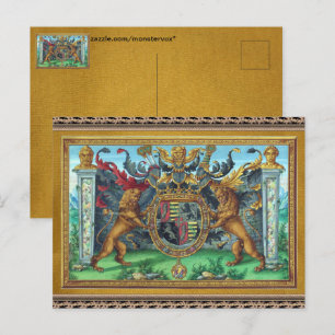 Cartão Postal Cartão-postal casaco de Armas