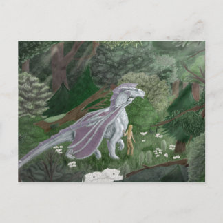 Cartão Postal Cartão-postal CasualStrollElf&Dragon