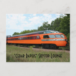 Cartão Postal Cartão-postal "Cedar Rapids" Skytop Lounge