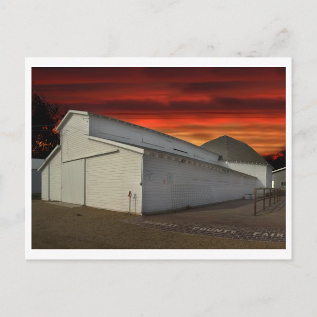 Cartão Postal Cartão-postal, celeiro do Condado de Murray (Frente)