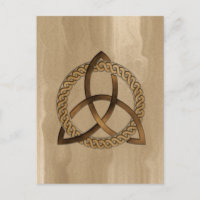 Cartão-postal Celtic Triquetra Trinity