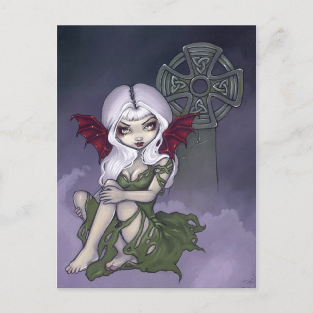 Cartão Postal Cartão-postal "Cemitério Mist" (Frente)