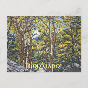 Cartão Postal Cartão-postal Cênico de Árvores Crescentes no Parq
