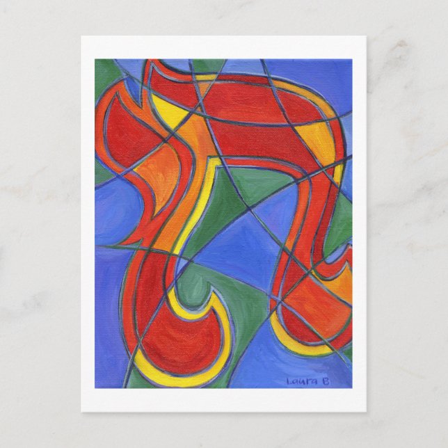 Cartão Postal Cartão-postal Chai Mosaico (Frente)