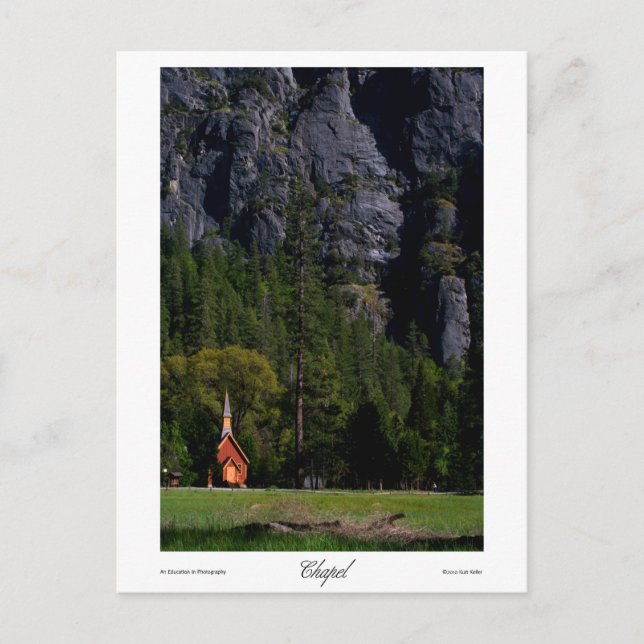 Cartão Postal Cartão-postal Chapel Impressão (Frente)