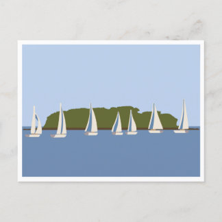 Cartão Postal Cartão-postal Charles Island Milford CT