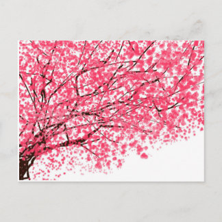 Cartão Postal Cartão-postal Cheery Cherry Blossom