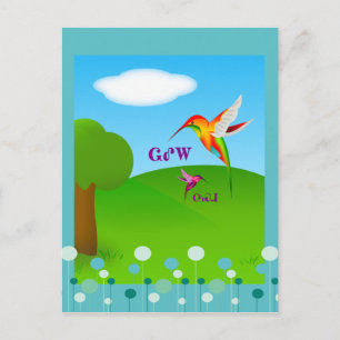 Cartão Postal Cartão-postal Cherokee Hummingbird