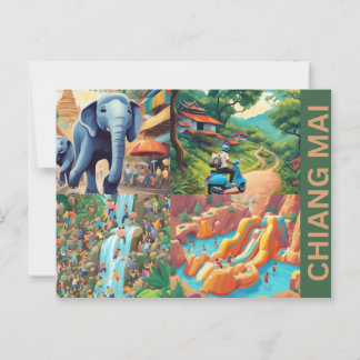 Cartão Postal Cartão-postal Chiang Mai