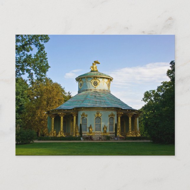 Cartão Postal Cartão-postal chinês Teehaus (Frente)