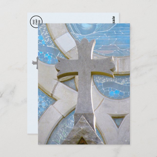 Cartão Postal Cartão-postal Christian Cross (Frente/Verso)