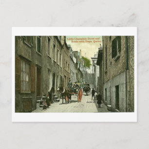 Cartão Postal Cartão-postal, Cidade de Quebec, Rua Little Champ