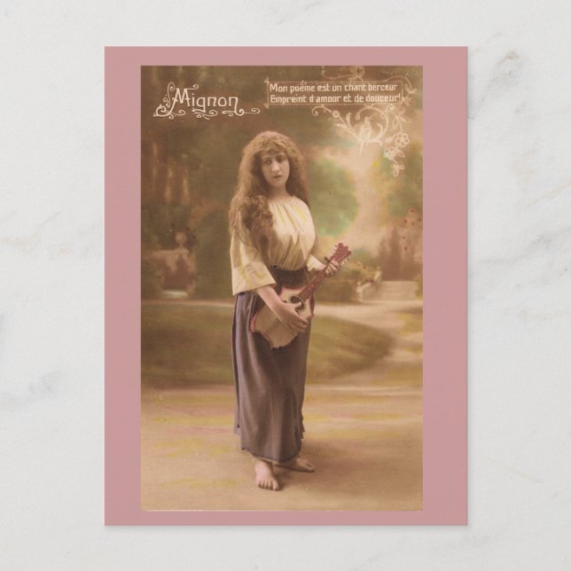 Cartão Postal Cartão-postal cigano francês (Frente)