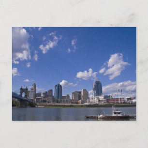 Cartão Postal Cartão-postal Cincinnati Cityscape