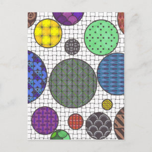 Cartão Postal Cartão-postal Círculos Alight