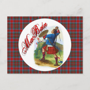 Cartão Postal Cartão-postal Clan MacBain Scottish Dreams