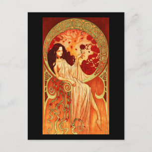 Cartão Postal Cartão-postal-Clássico Art-Mucha 13