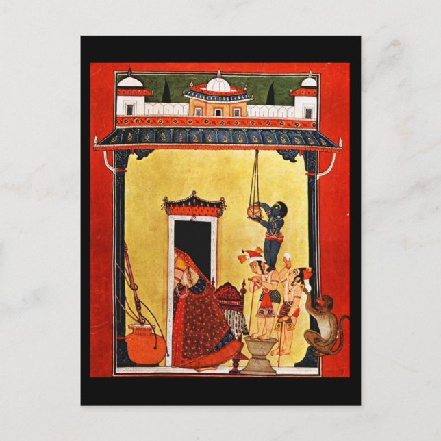 Cartão Postal Cartão-postal clássico de Arte-Indischer Maler 17 (Frente)