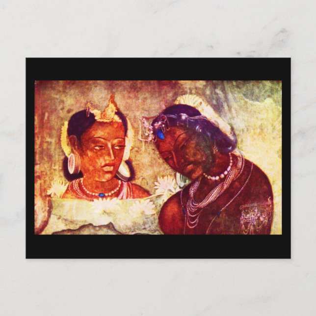 Cartão Postal Cartão-postal clássico de Arte-Indischer Maler 2 (Frente)