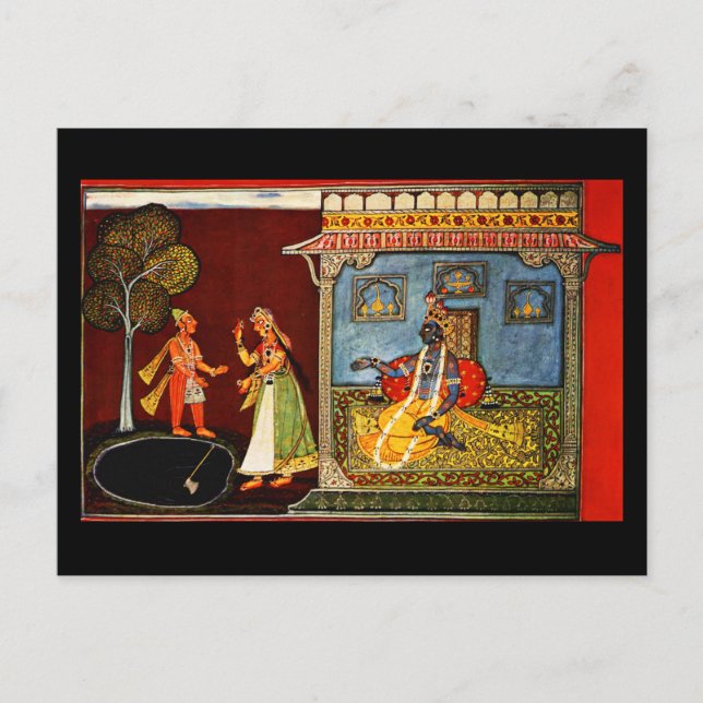 Cartão Postal Cartão-postal clássico de Arte-Indischer Maler 22 (Frente)