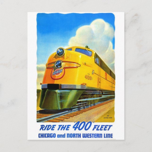 Cartão Postal Cartão-postal clássico de ferrovia (Frente)