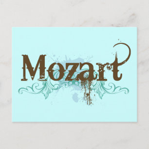 Cartão Postal Cartão-postal Clássico legal do Mozart