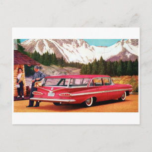 Cartão Postal Cartão-postal clássico para automóvel