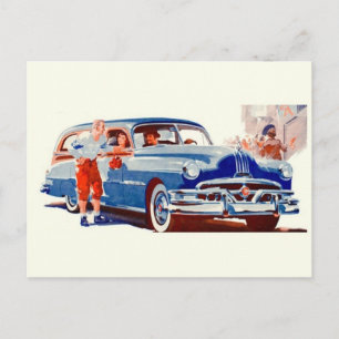 Cartão Postal Cartão-postal clássico para automóvel