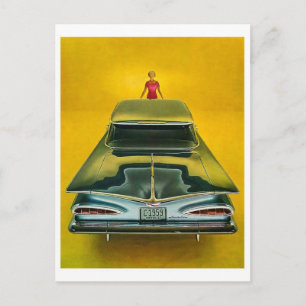 Cartão Postal Cartão-postal clássico para automóvel