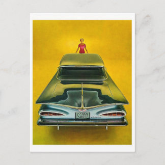 Cartão Postal Cartão-postal clássico para automóvel