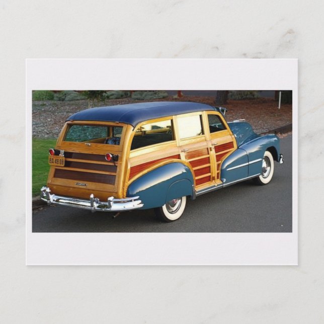 Cartão Postal Cartão-postal clássico para automóvel (Frente)