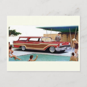 Cartão Postal Cartão-postal clássico para automóvel