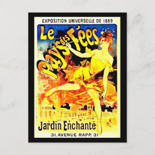 Cartão Postal Cartão-postal clássico/Vintage-Jules Chéret 13