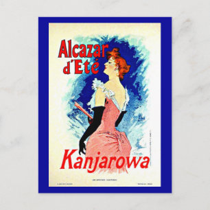 Cartão Postal Cartão-postal clássico/Vintage-Jules Chéret 19