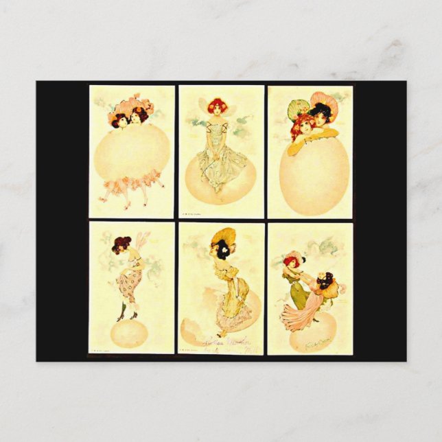 Cartão Postal Cartão-postal clássico/Vintage-Raphael Kirchner 36 (Frente)