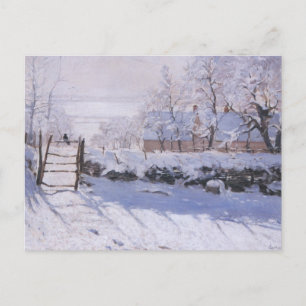 Cartão Postal Cartão-Postal Claude Monet A Paisagem De Inverno D