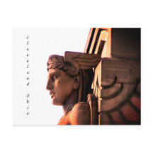 Cartão-postal Cleveland Ohio Art Deco (Vertical)