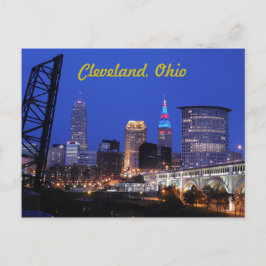 Cartão Postal Cartão-postal Cleveland, Ohio West Side Skyline